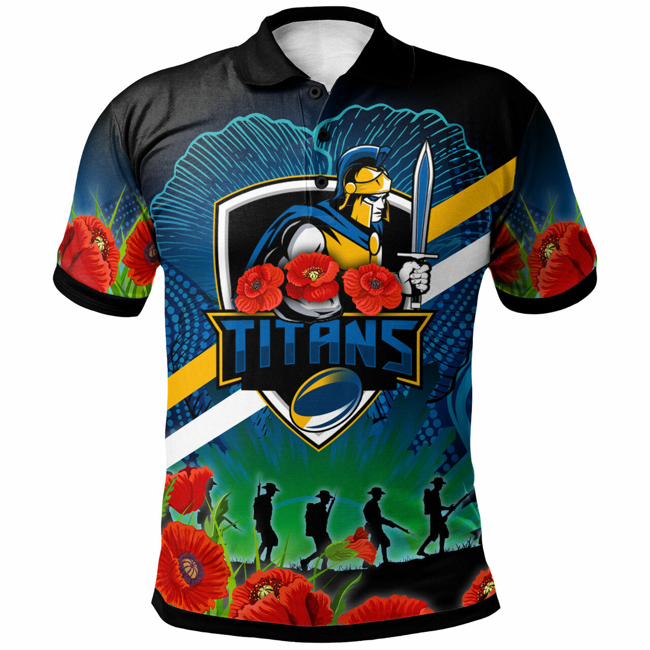 titans-rugby-polo-shirt-custom-anzac-titans-rugby-logo-polo-shirt