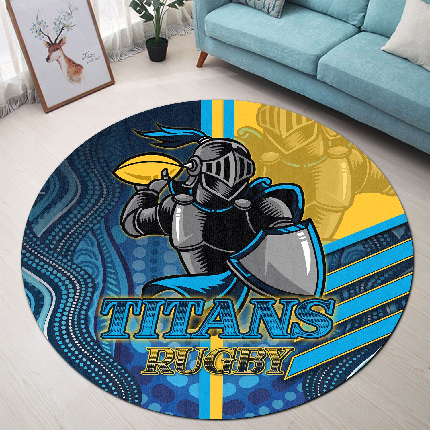 titans-rugby-round-rug-titans-rugby-ball-aboriginal-indigenous-sport-style-round-rug