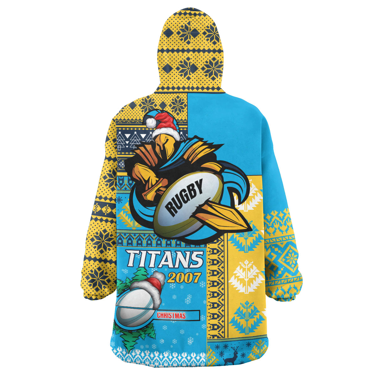 titans-rugby-snug-hoodie-custom-christmas-snowflakes-titans-mascot-wearable-blanket-hoodie