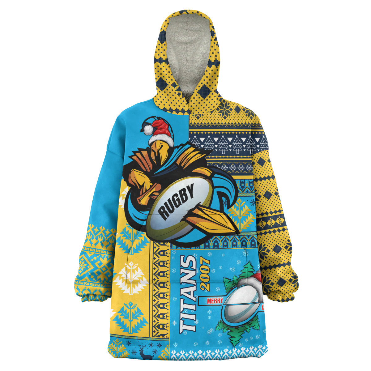 titans-rugby-snug-hoodie-custom-christmas-snowflakes-titans-mascot-wearable-blanket-hoodie