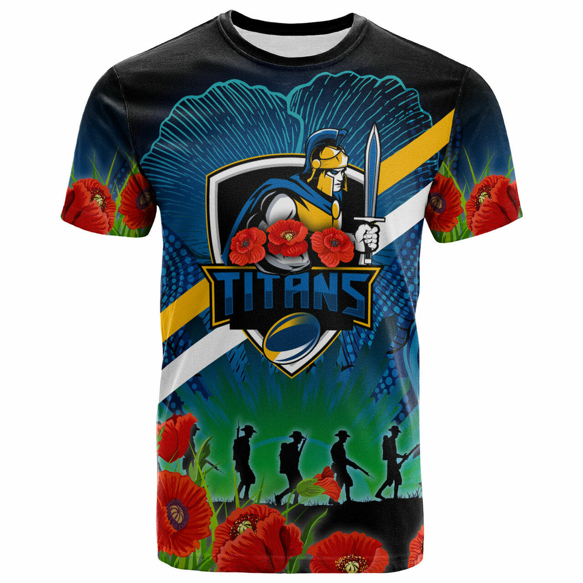 titans-rugby-t-shirt-custom-anzac-titans-rugby-logo-t-shirt