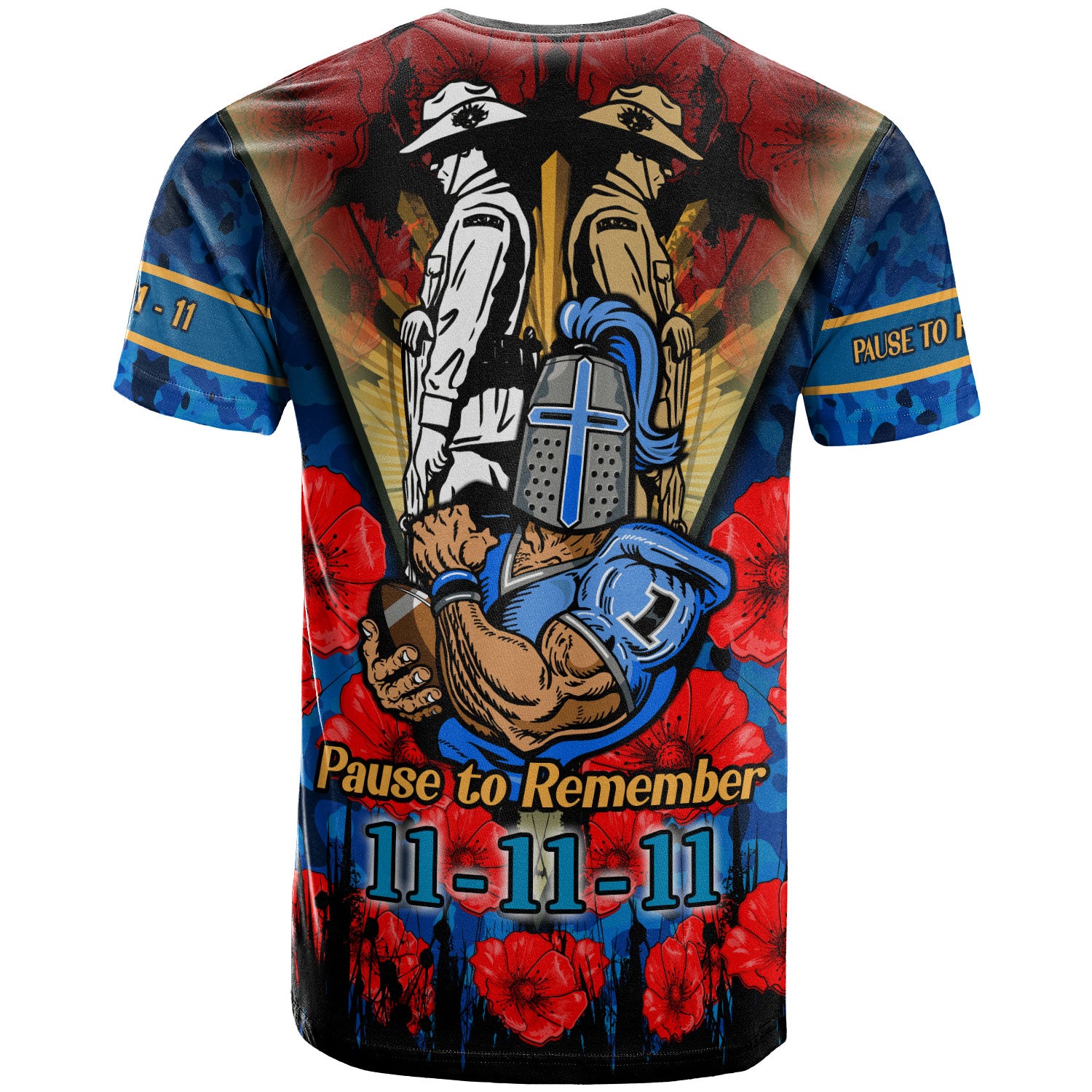 titans-rugby-t-shirt-custom-remembrance-day-pause-to-remember-t-shirt