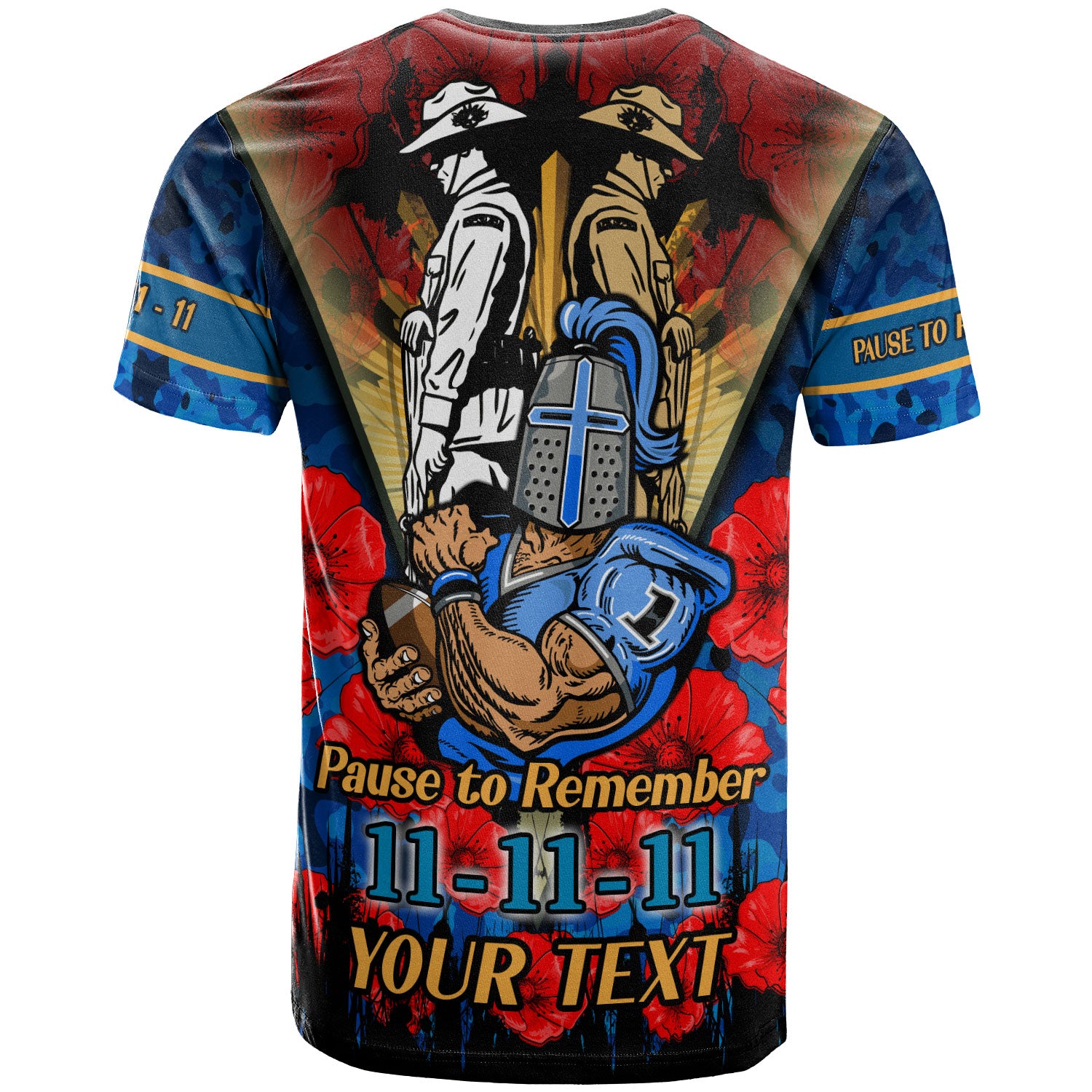 titans-rugby-t-shirt-custom-remembrance-day-pause-to-remember-t-shirt