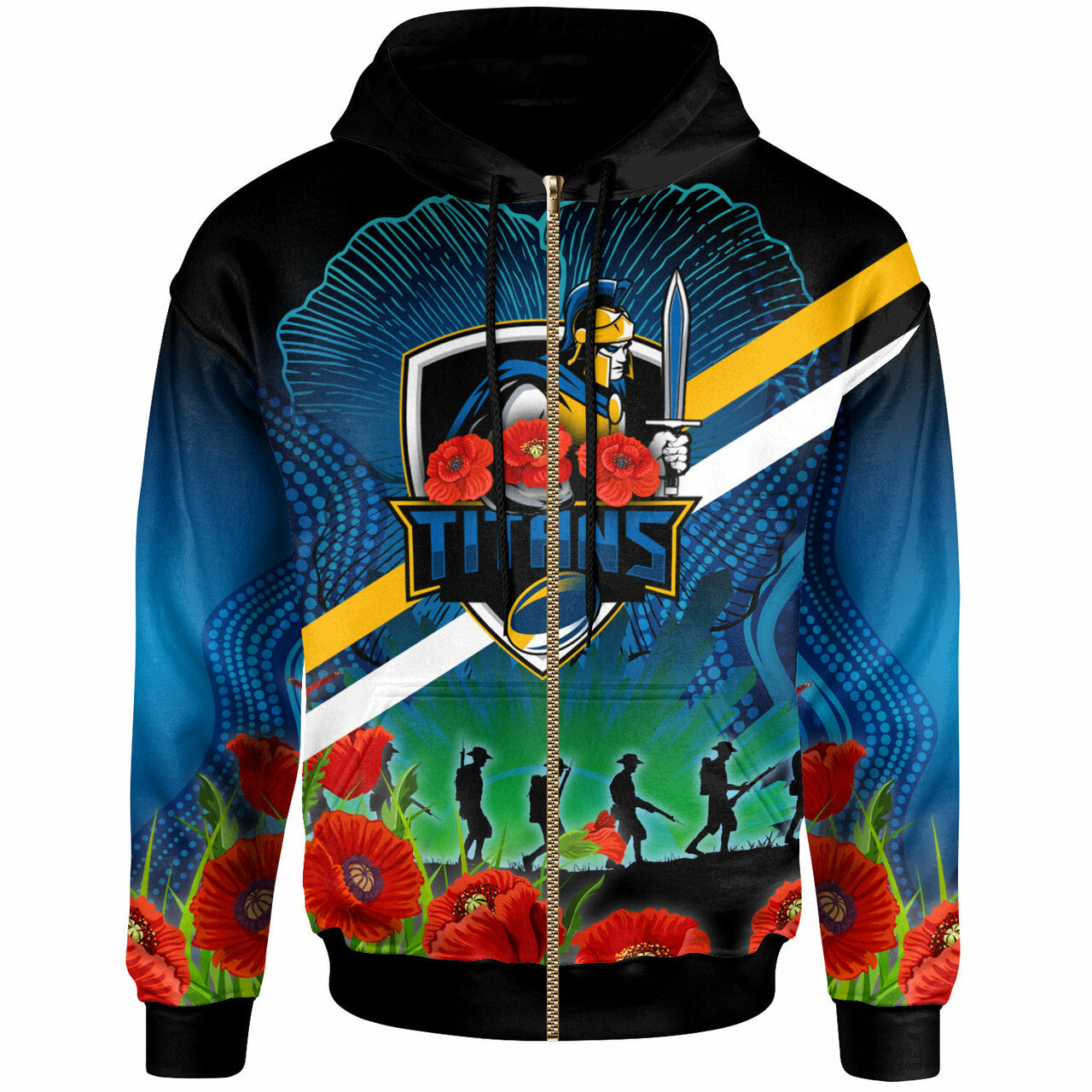 titans-rugby-hoodie-custom-anzac-titans-rugby-logo-hoodie