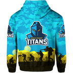 Gold Coast Titans ANZAC 2022 Hoodie/ Zip Hoodie Simple Style LT8