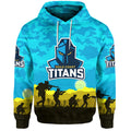 Gold Coast Titans ANZAC 2022 Hoodie/ Zip Hoodie Simple Style LT8