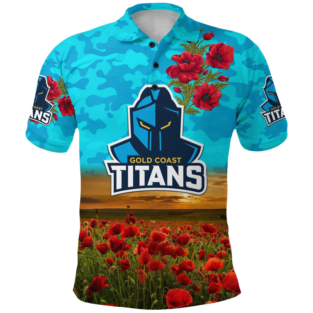 custom-personalised-titans-anzac-polo-shirt-poppy-flowers-vibes