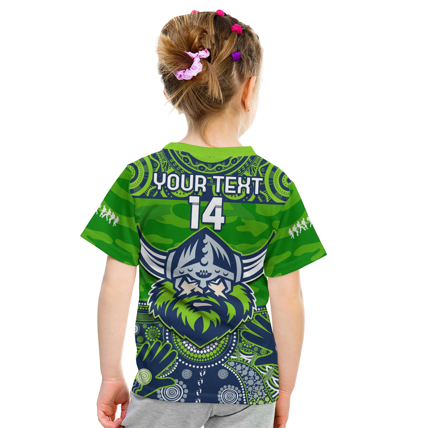 (Custom Text And Number) Raiders Rugby ANZAC 2023 T Shirt Dots Poppy Mix Camouflage Lest We Forget LT14