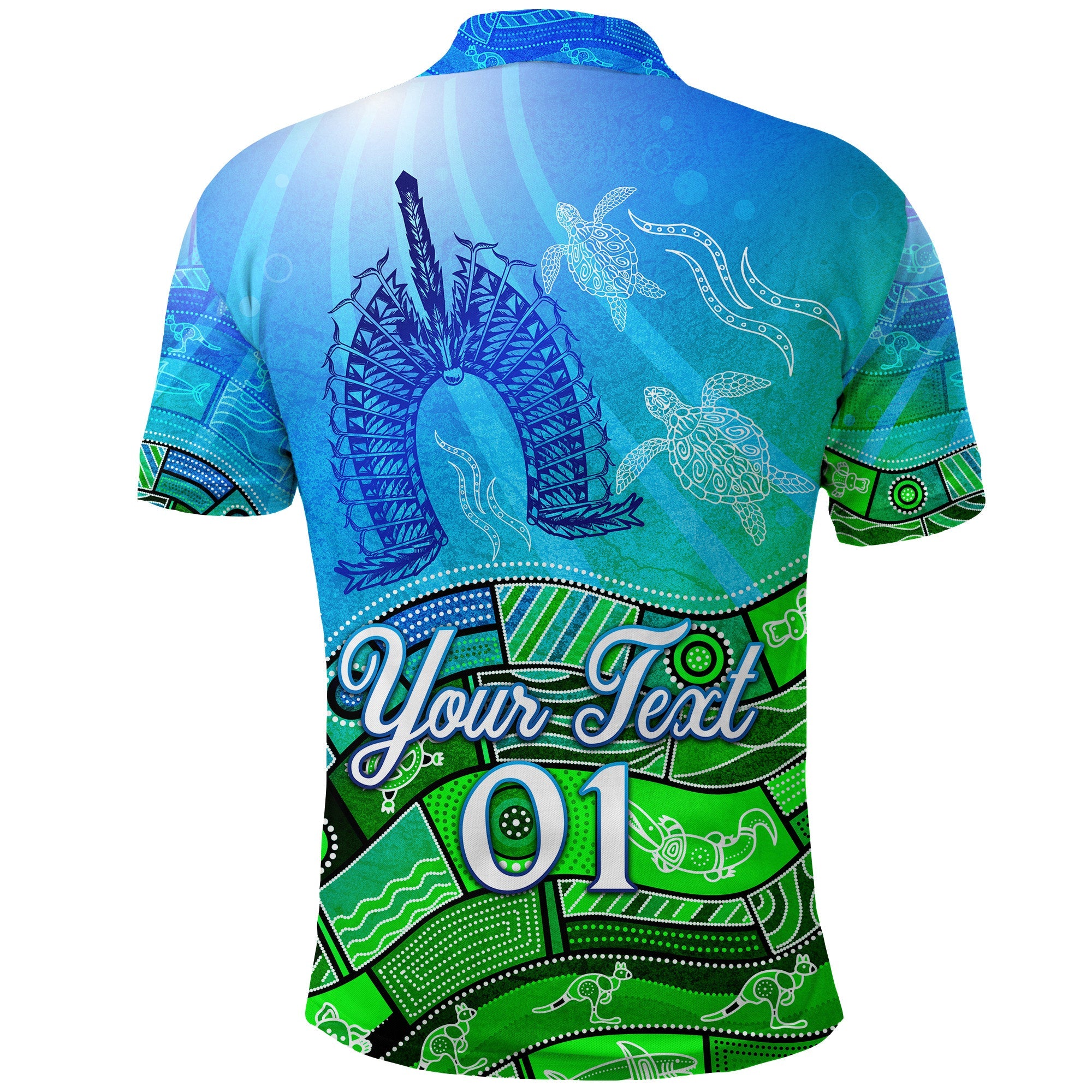 custom-personalised-aboriginal-torres-strait-islands-polo-shirt-towards-the-light