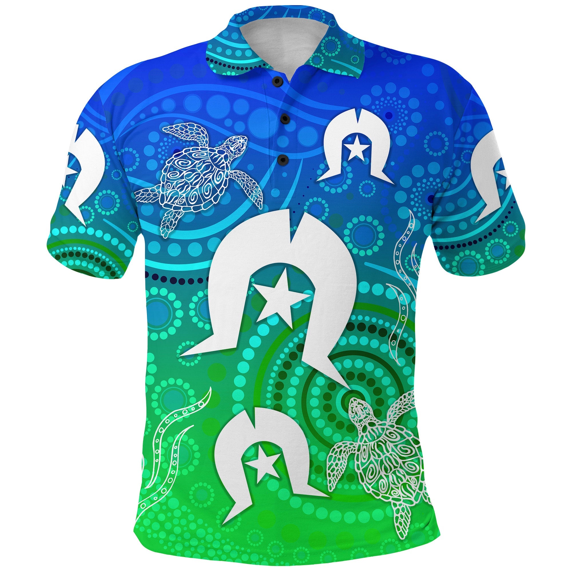custom-personalised-aboriginal-torres-strait-islands-polo-shirt-simple-style