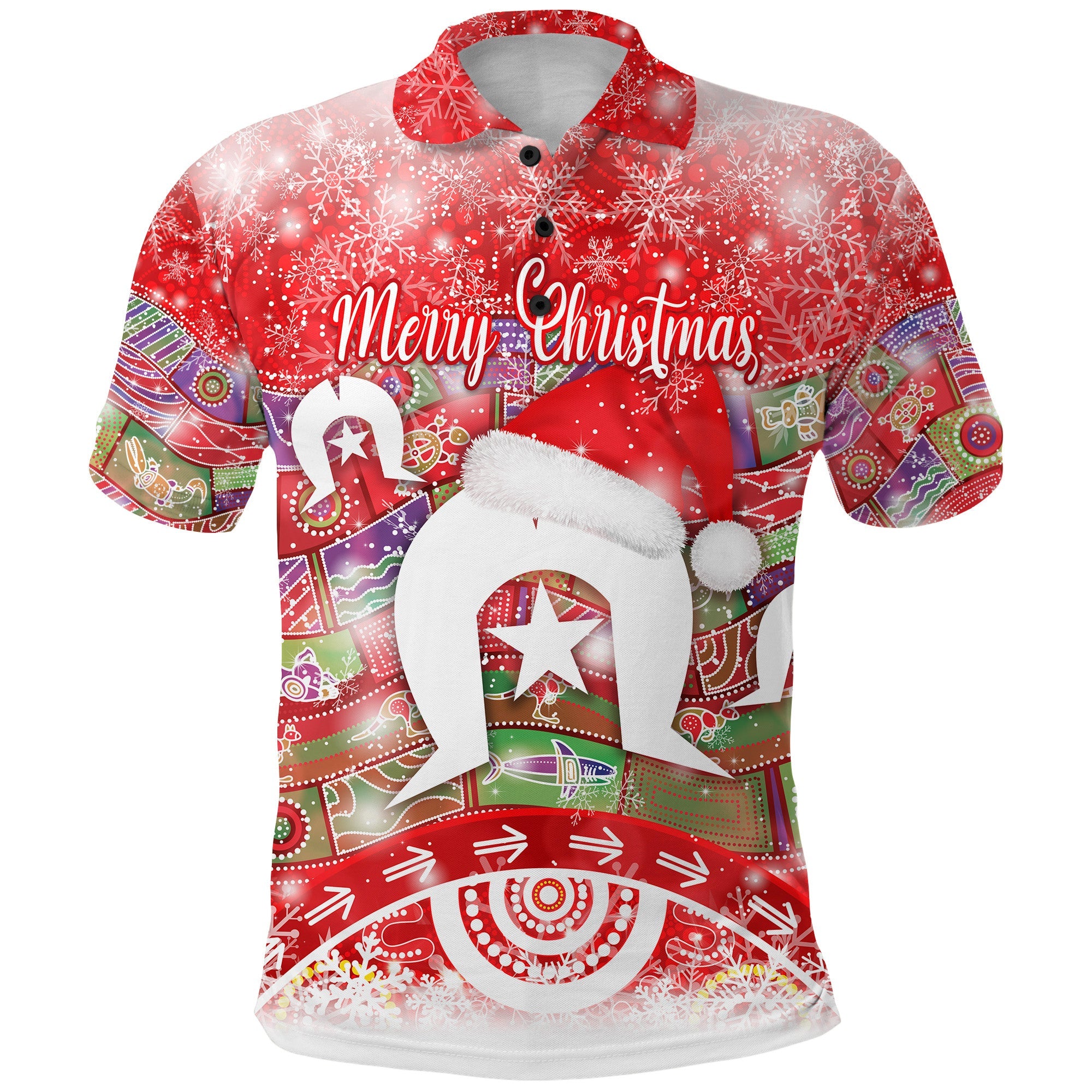 australia-torres-trait-islands-christmas-polo-shirt-original-style-red