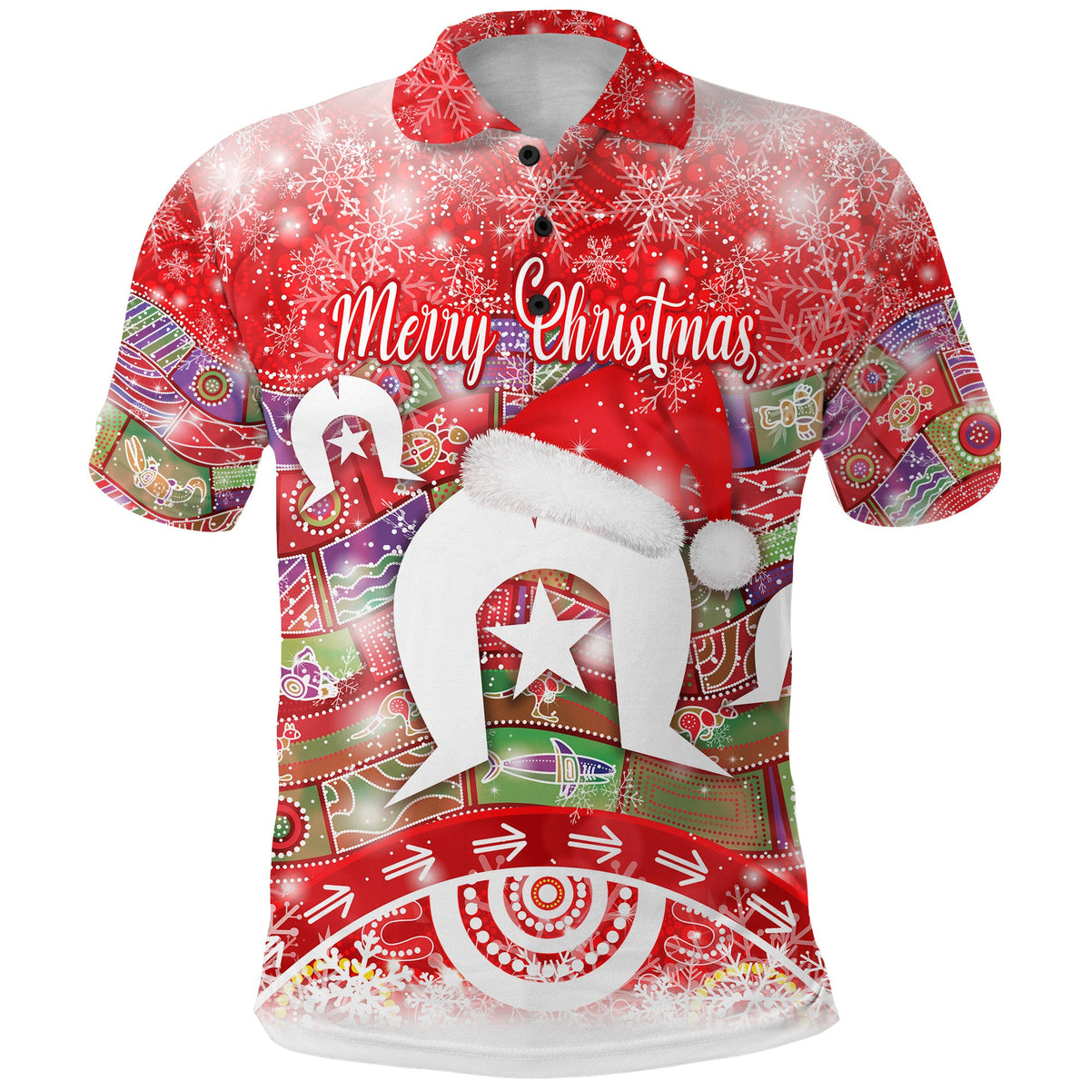custom-personalised-australia-torres-trait-islands-polo-shirt-original-style-red