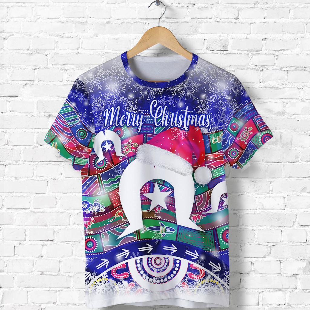 custom-personalised-australian-torres-trait-islands-christmas-t-shirt-original-style-blue