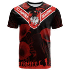 illawarra-dragons-rugby-personalised-t-shirt-anzac-day-red-poppies