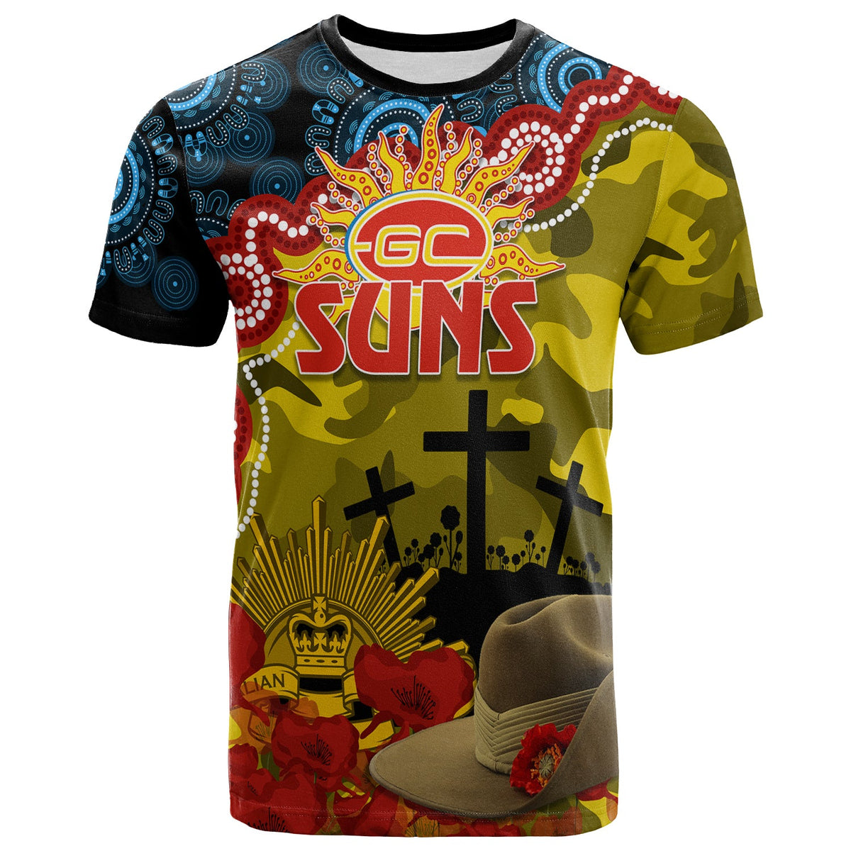 gc-suns-football-anzac-2023-t-shirt-aboriginal-mix-slouch-hat