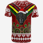 aboriginal-christmas-black-panther-with-santa-hat-t-shirt