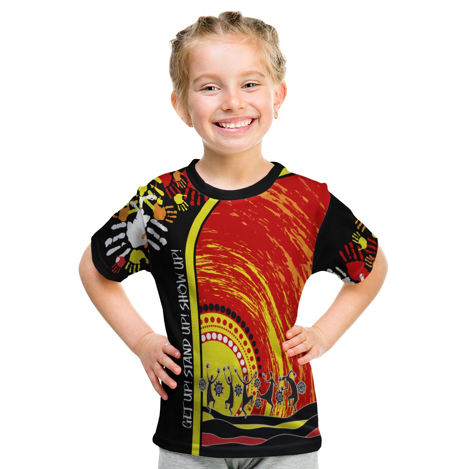 custom-personalised-aboriginal-naidoc-week-2022-kid-t-shirt-get-up-stand-up-show-up
