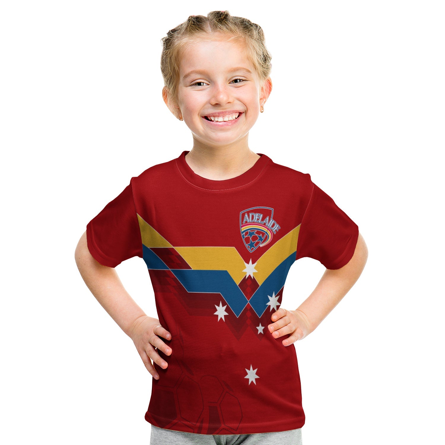 adelaide-united-football-t-shirt-kid-the-reds-sporty-vibes
