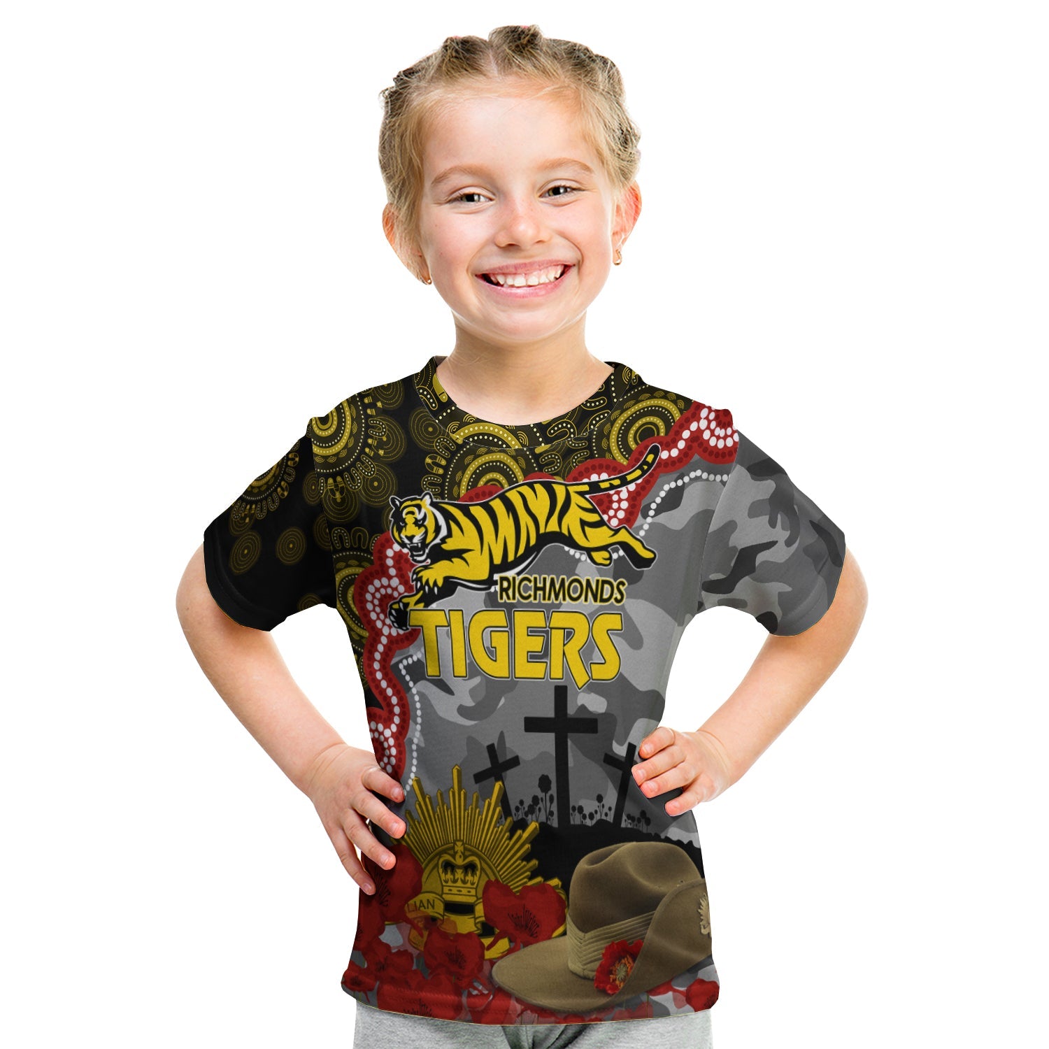 tigers-football-anzac-2023-t-shirt-kid-aboriginal-mix-slouch-hat