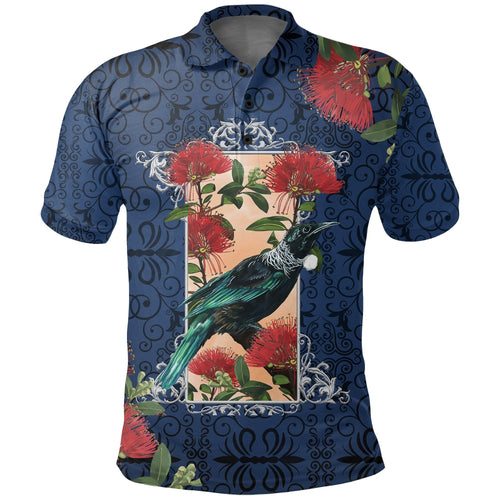 tui-bird-new-zealand-polo-shirt-pohutukawa-golf-shirts