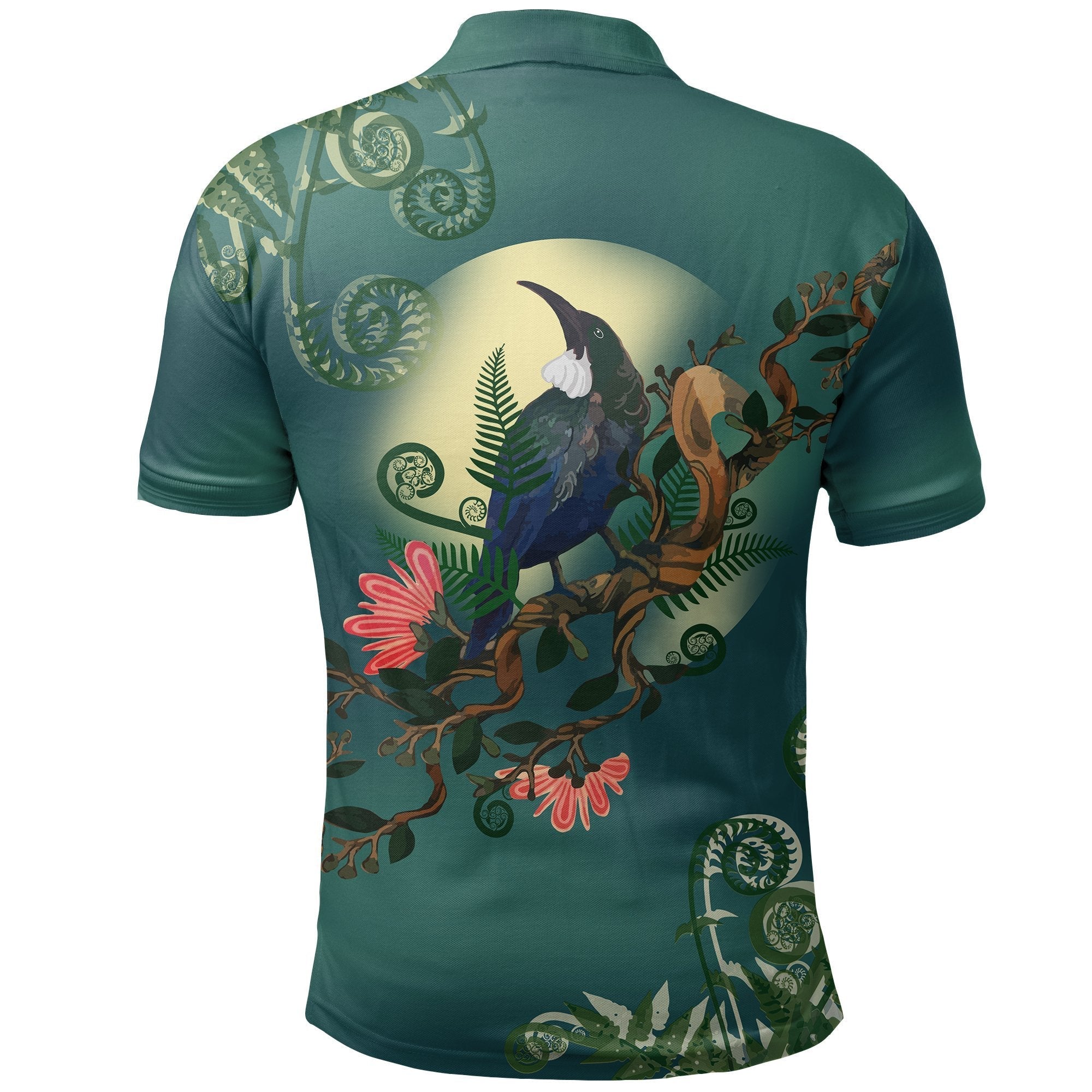 tui-bird-new-zealand-polo-shirt-koru-fern-golf-shirts