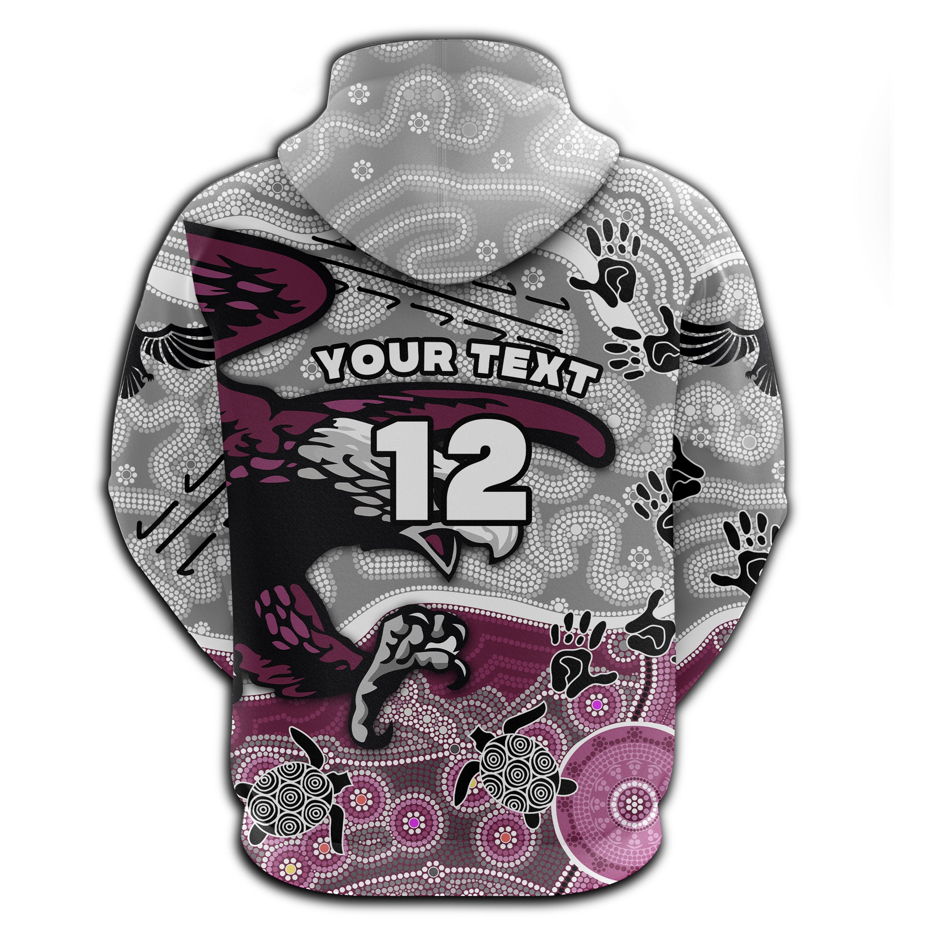 custom-personalised-sea-eagles-hoodie-aboriginal-style