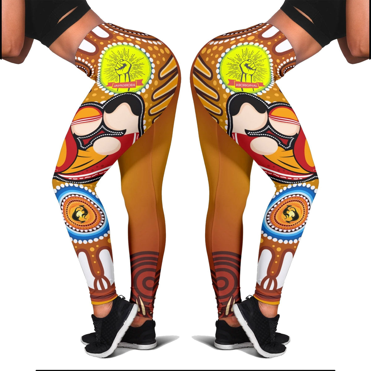 leggings-aboriginal-family-with-dot-painting-art