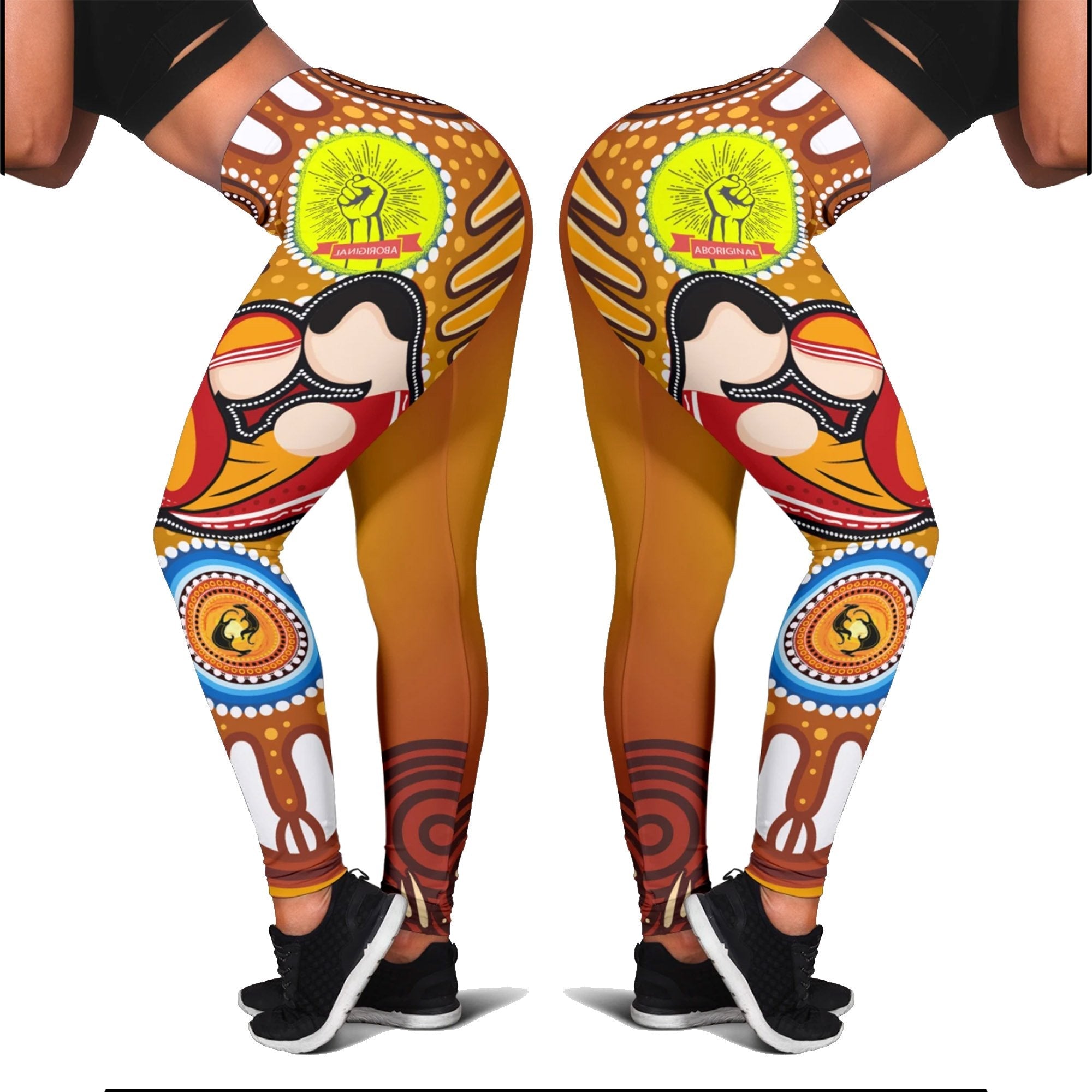 leggings-aboriginal-family-with-dot-painting-art