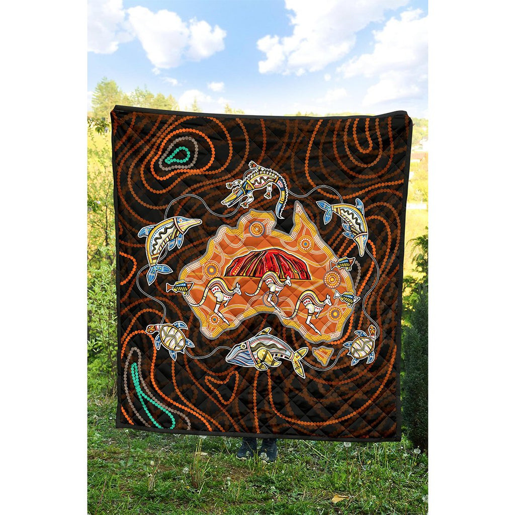 premium-quilt-australia-map-aboriginal-animals-quilt