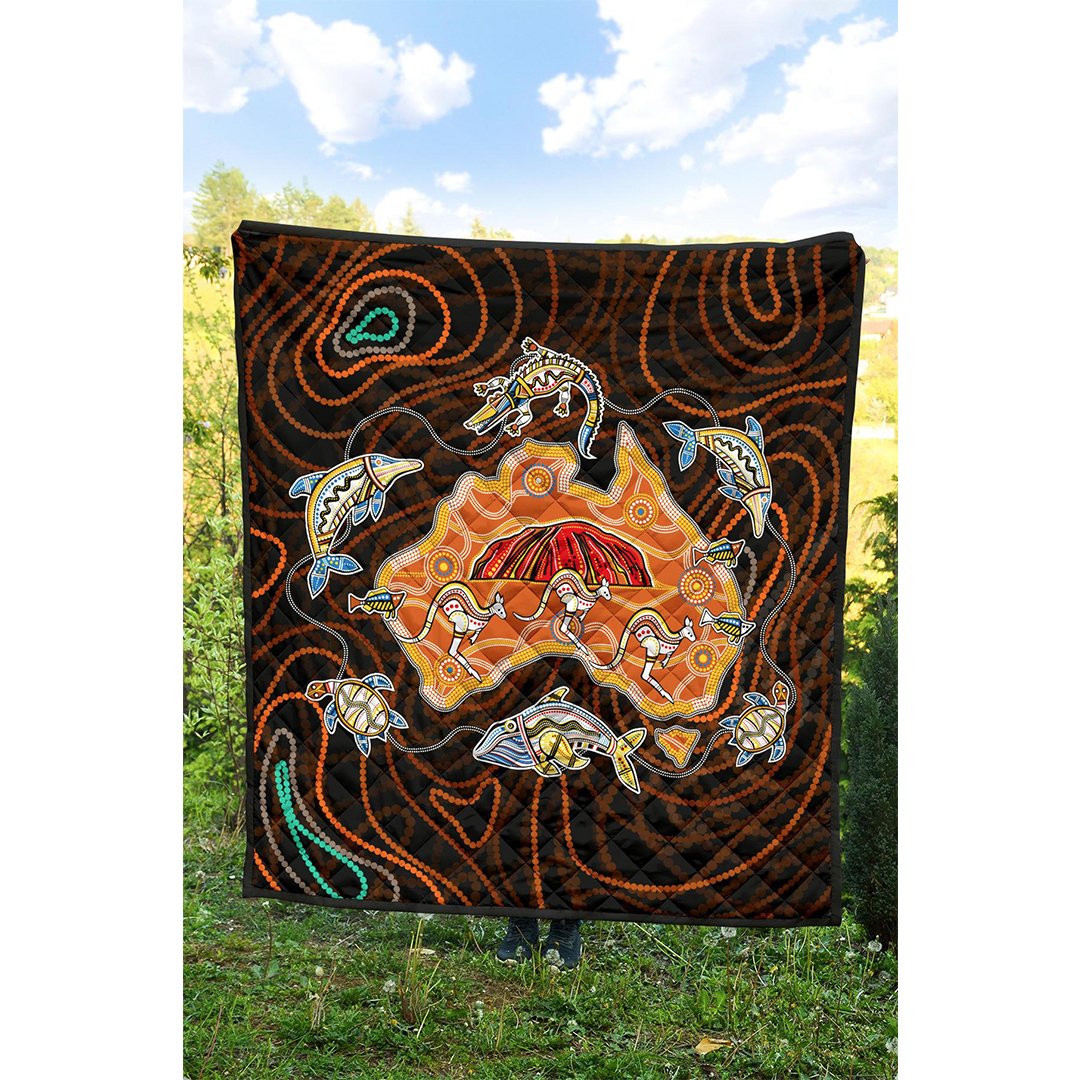 premium-quilt-australia-map-aboriginal-animals-quilt