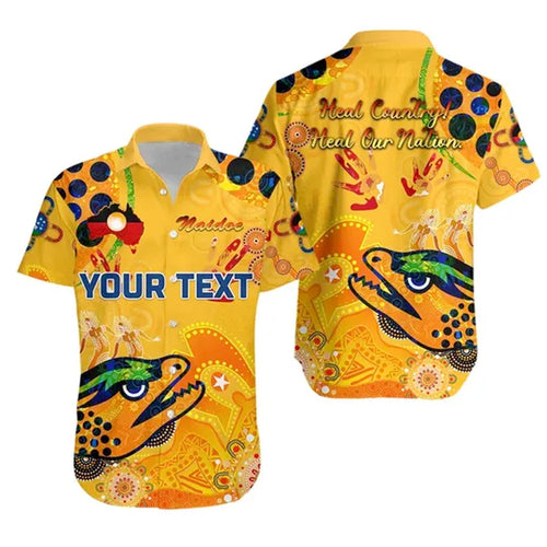 custom-personalised-parramatta-hawaiian-shirt-eels-indigenous-naidoc-heal-country-heal-our-nation-gold