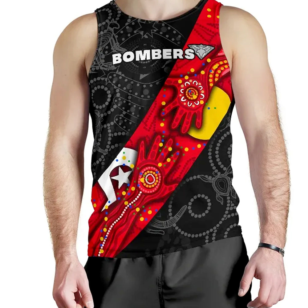 custom-personalised-bombers-naidoc-week-mens-tank-top-essendon-ingenious-custom-text-and-number