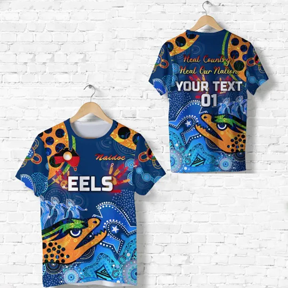 custom-personalised-parramatta-t-shirt-eels-indigenous-naidoc-heal-country-heal-our-nation-blue-custom-text-and-number