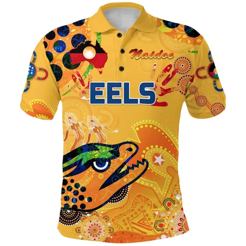 custom-personalised-parramatta-polo-shirt-eels-indigenous-naidoc-heal-country-heal-our-nation-gold-custom-text-and-number