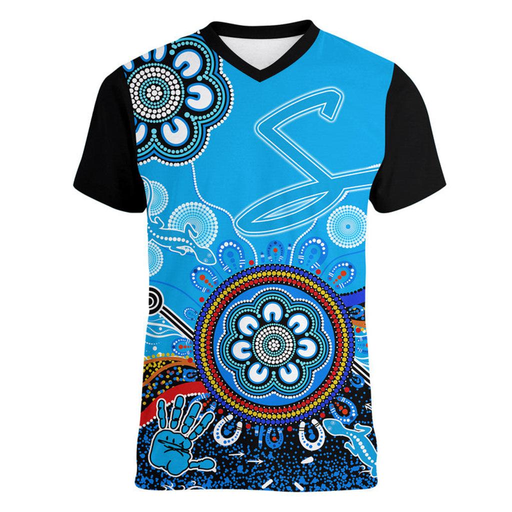 custom-personalised-adelaide-strikers-v-neck-t-shirt-cricket-indigenous-aboriginal-lizard-version