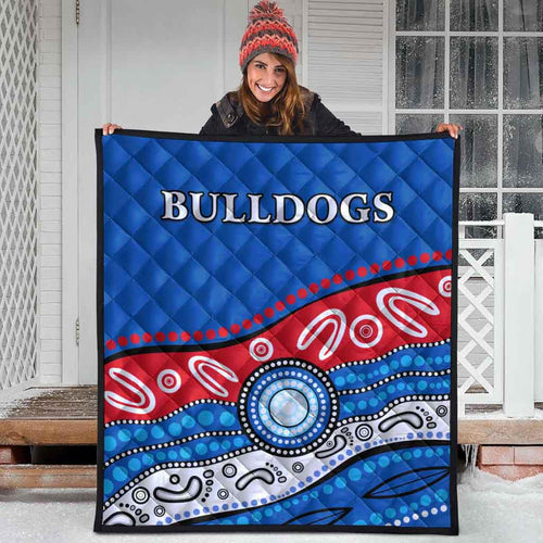 bulldogs-indigenous-premium-quilt-western