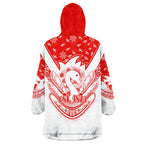 Swans Football Wearable Blanket Hoodie Est 1874 Aboriginal Boomerang Sydney Bloods LT13