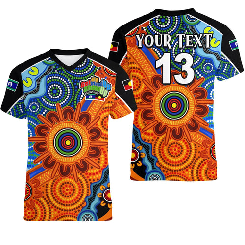 custom-text-and-number-naidoc-week-2022-v-neck-t-shirt-aboriginal-and-torres-strait-islanders-together