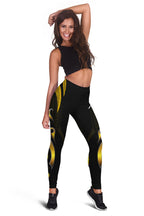 new-zealand-maori-women-leggings-simple-love-gold