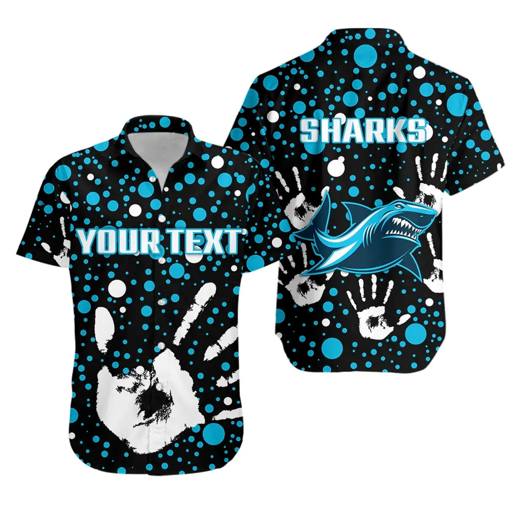 custom-personalised-sharks-rugby-indigenous-hawaiian-shirt-minimalism-version