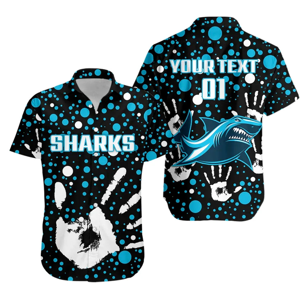 custom-personalised-sharks-rugby-indigenous-hawaiian-shirt-minimalism-version-custom-text-and-number