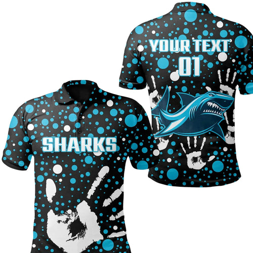 custom-personalised-sharks-rugby-indigenous-polo-shirt-minimalism-version-custom-text-and-number