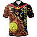 custom-polo-shirt-kid-aboriginal-style-flag-dot-painting
