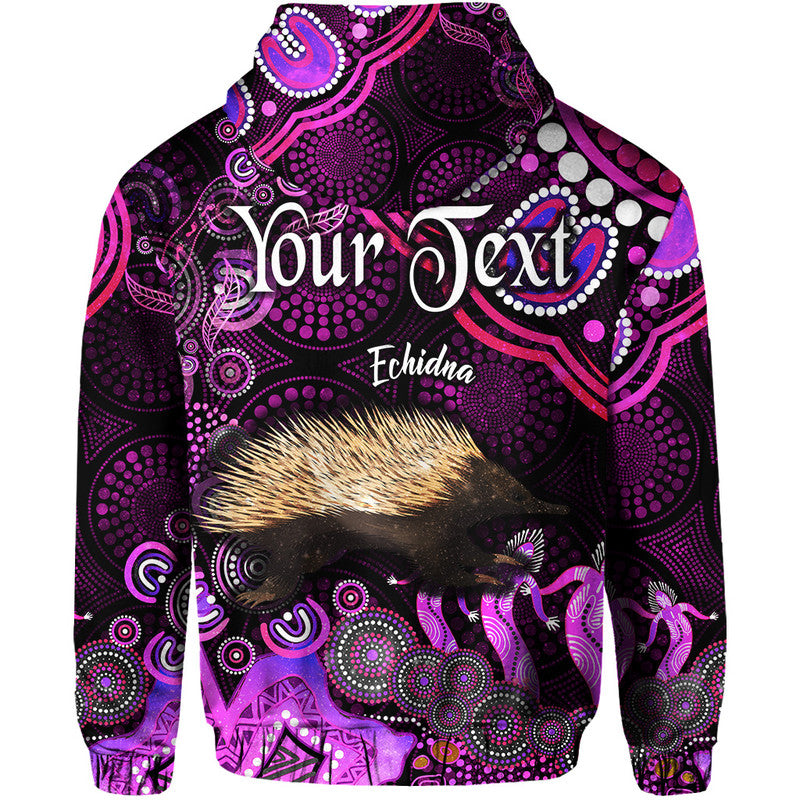 custom-personalised-australian-astrology-zip-up-and-pullover-hoodie-virgo-echidna-zodiac-aboriginal-vibes-pink