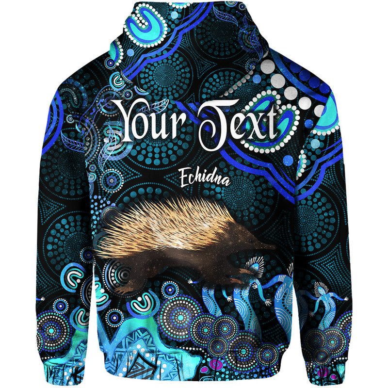 custom-personalised-australian-astrology-zip-up-and-pullover-hoodie-virgo-echidna-zodiac-aboriginal-vibes-blue