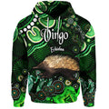 australian-astrology-zip-up-and-pullover-hoodie-virgo-echidna-zodiac-aboriginal-vibes-green
