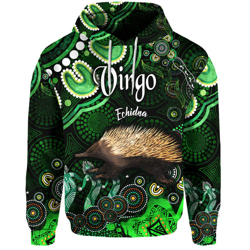 custom-personalised-australian-astrology-zip-up-and-pullover-hoodie-virgo-echidna-zodiac-aboriginal-vibes-green