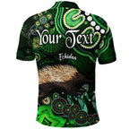 custom-personalised-australian-astrology-polo-shirt-virgo-echidna-zodiac-aboriginal-vibes-green