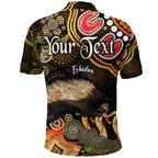 custom-personalised-australian-astrology-polo-shirt-virgo-echidna-zodiac-aboriginal-vibes-gold