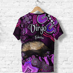 australian-astrology-t-shirt-virgo-echidna-zodiac-aboriginal-vibes-pink